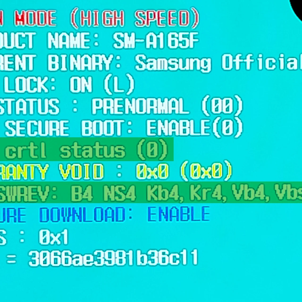 الموضوع 'Samsung SM-A165F (Galaxy A16) Erase FRP By ISP'